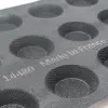 قالب تارت دائري بقاعدة 15 تجويفًا90X20 مم