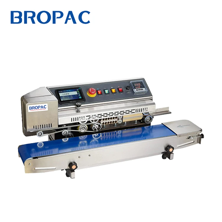 FPM150/E Tape Sealing Machine, Inkjet Heat Sealing Machine for Plastic Bags, Inkjet Tape Sealing Machine