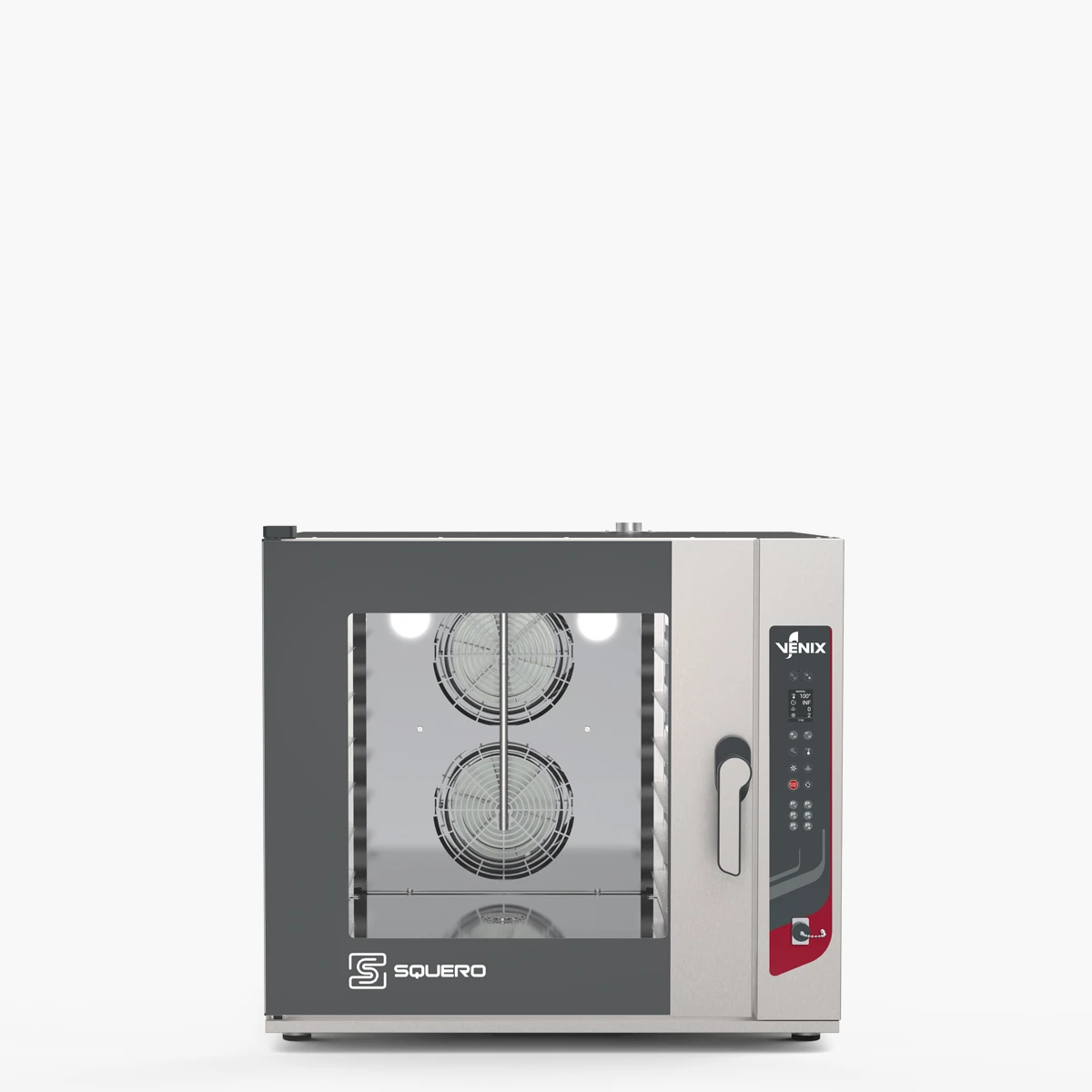 SQUERO GN2/1 6-Tray Manual Combi Oven (Model SQ0621MONO)