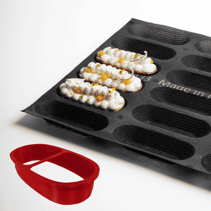 طقم فطيرة مستطيلة فورية - قالب + قاطعة معجنات