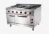Electric Stove with Oven – 6 Burners Stainless Steel